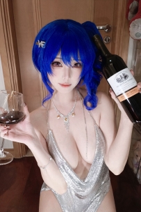 #蜜汁猫裘_Vol.123_碧蓝航线_圣路易斯礼服自拍_[16P+1V-1.23GB]